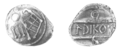 Coin with prikou legend